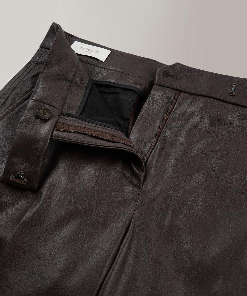 Slowear Pantalone slim fit in similpelle Spedizione Gratuita