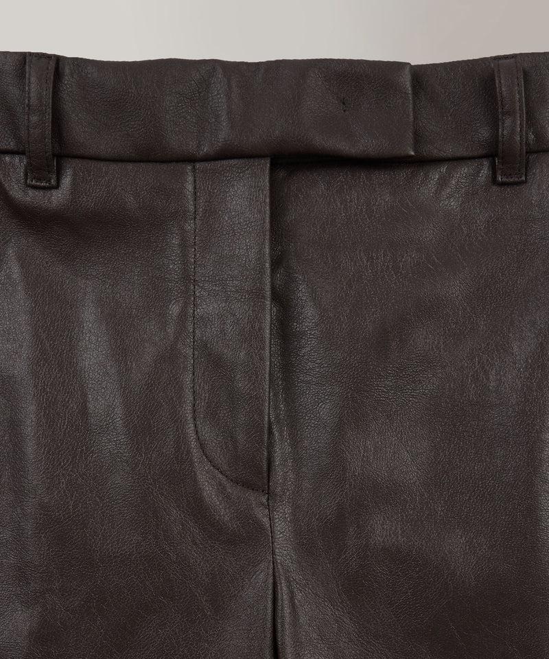 Slowear Pantalone slim fit in similpelle Spedizione Gratuita