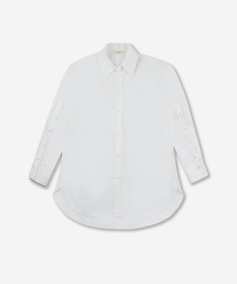 Slowear Camicia regular fit in popeline di cotone Pezzi Unici