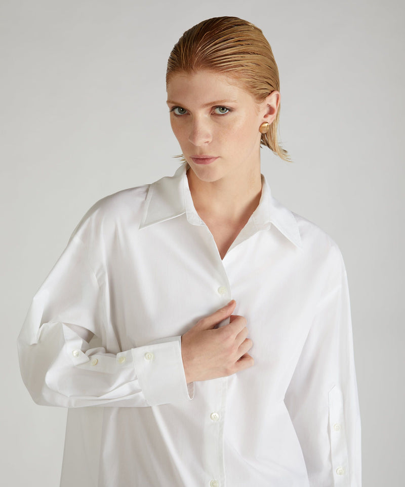 Slowear Camicia regular fit in popeline di cotone Pezzi Unici