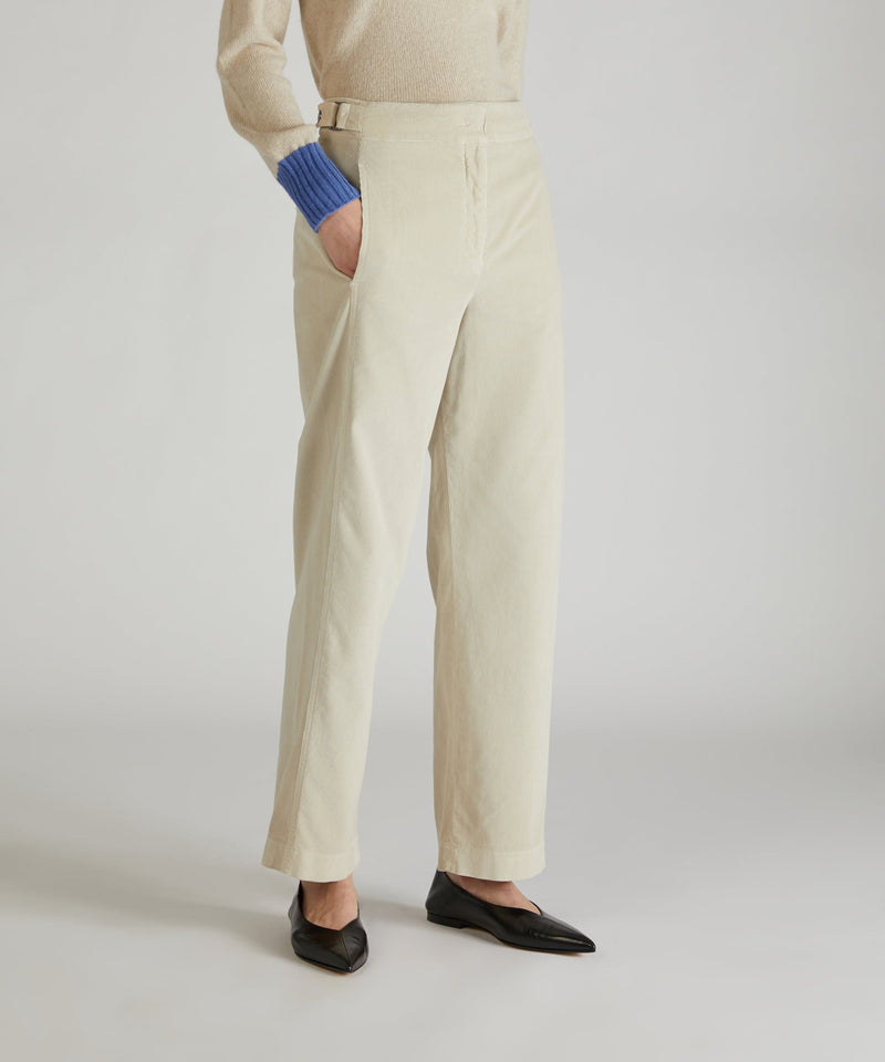 Slowear Pantalone regular fit in velluto Qualità Garantita