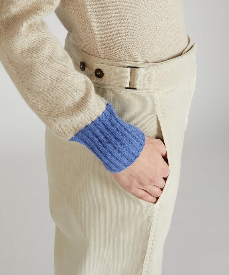 Slowear Pantalone regular fit in velluto Qualità Garantita