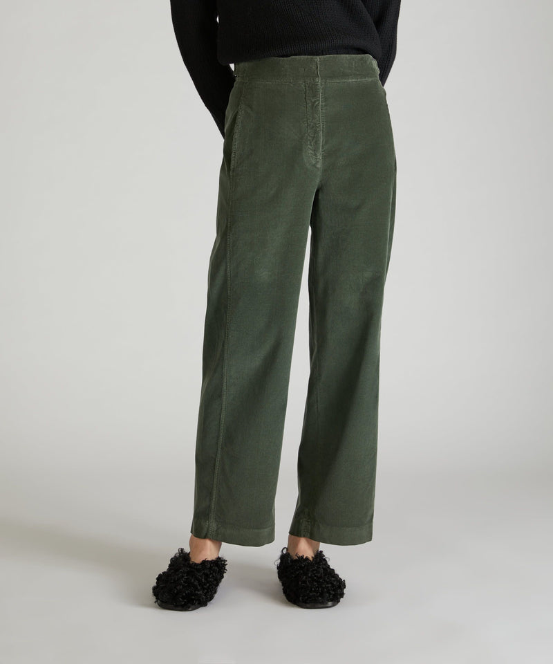 Slowear Pantalone regular fit in velluto Negozi Online