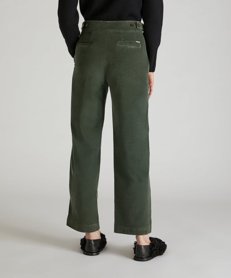 Slowear Pantalone regular fit in velluto Negozi Online