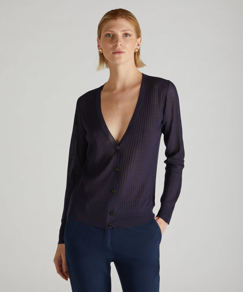 Slowear Cardigan regular fit in viscosa Shopping Online