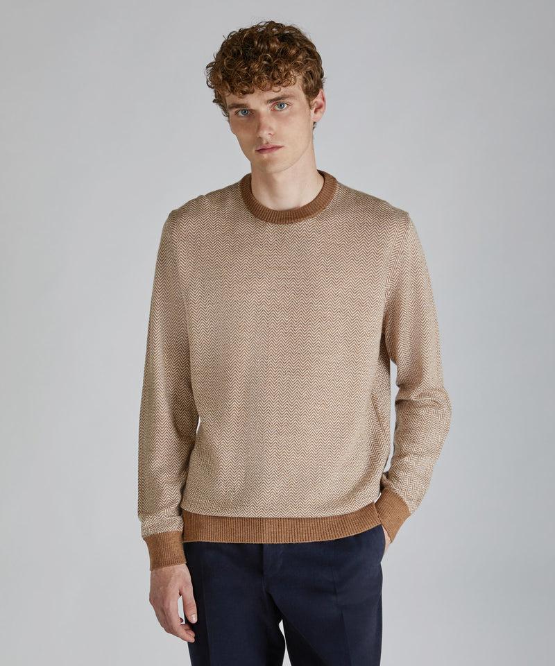 Slowear Girocollo slim fit in lana merinos Outlet