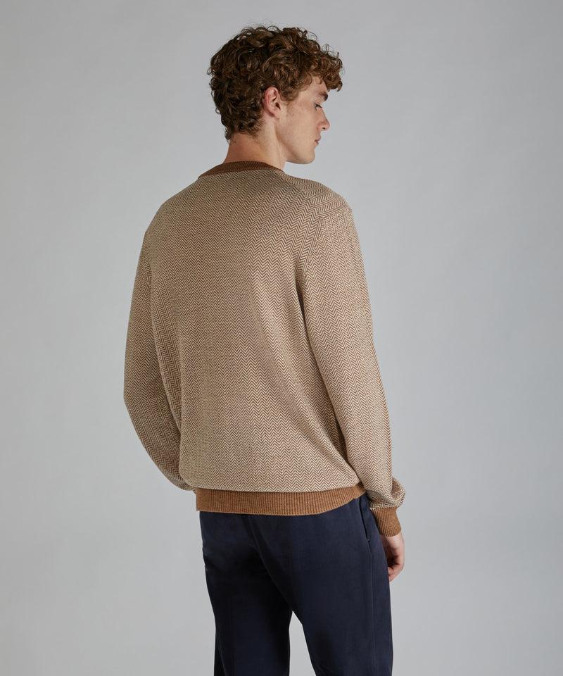 Slowear Girocollo slim fit in lana merinos Outlet