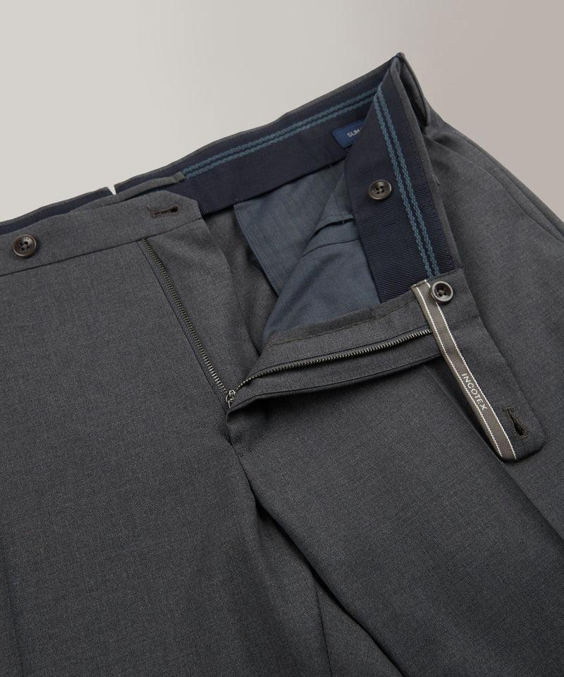 Slowear Pantalone slim fit in lana tropical Vendita Calda