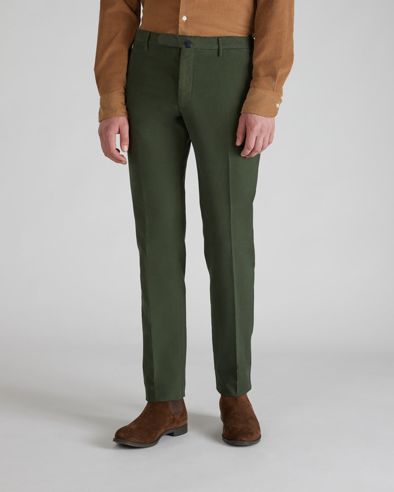 Slowear Pantalone slim fit in doeskin Offerta Giorno del Papà