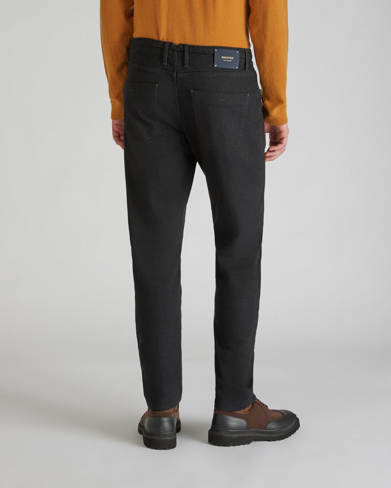 Slowear Pantalone sartoriale in denim stretch Negozio
