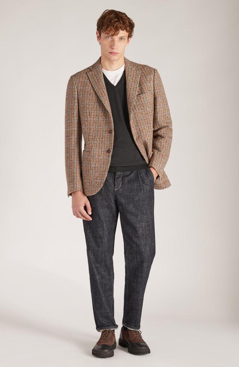 Slowear Maglia scollo a V slim fit in Flexwool certificato Nuova