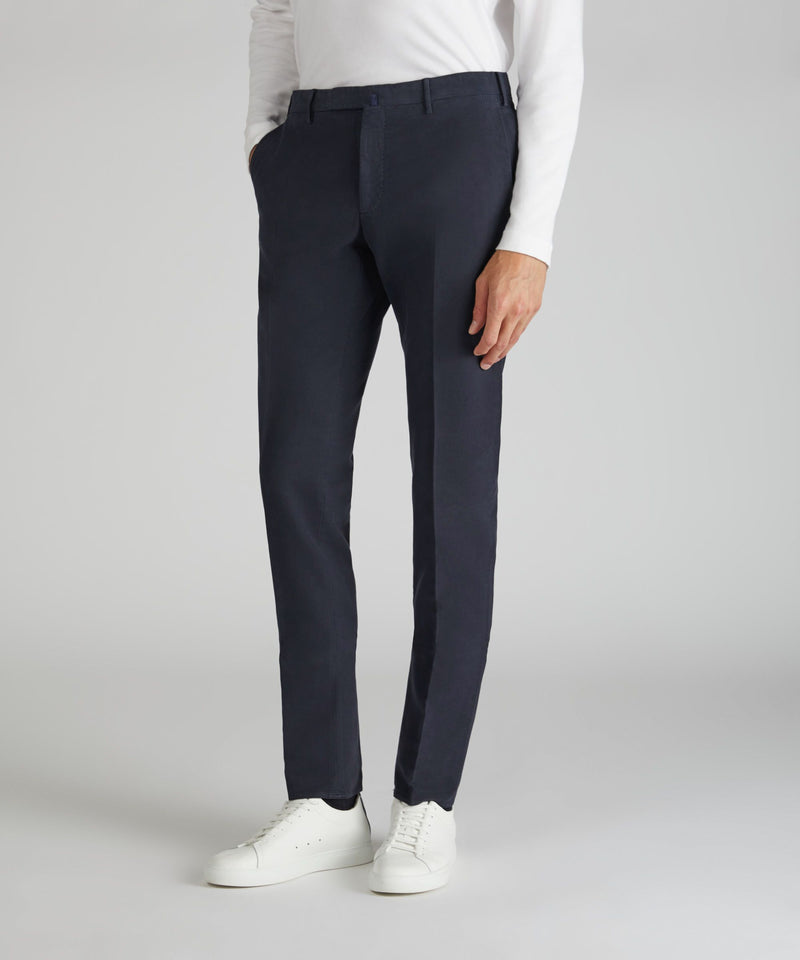 Slowear Pantalone slim fit in doeskin Italia
