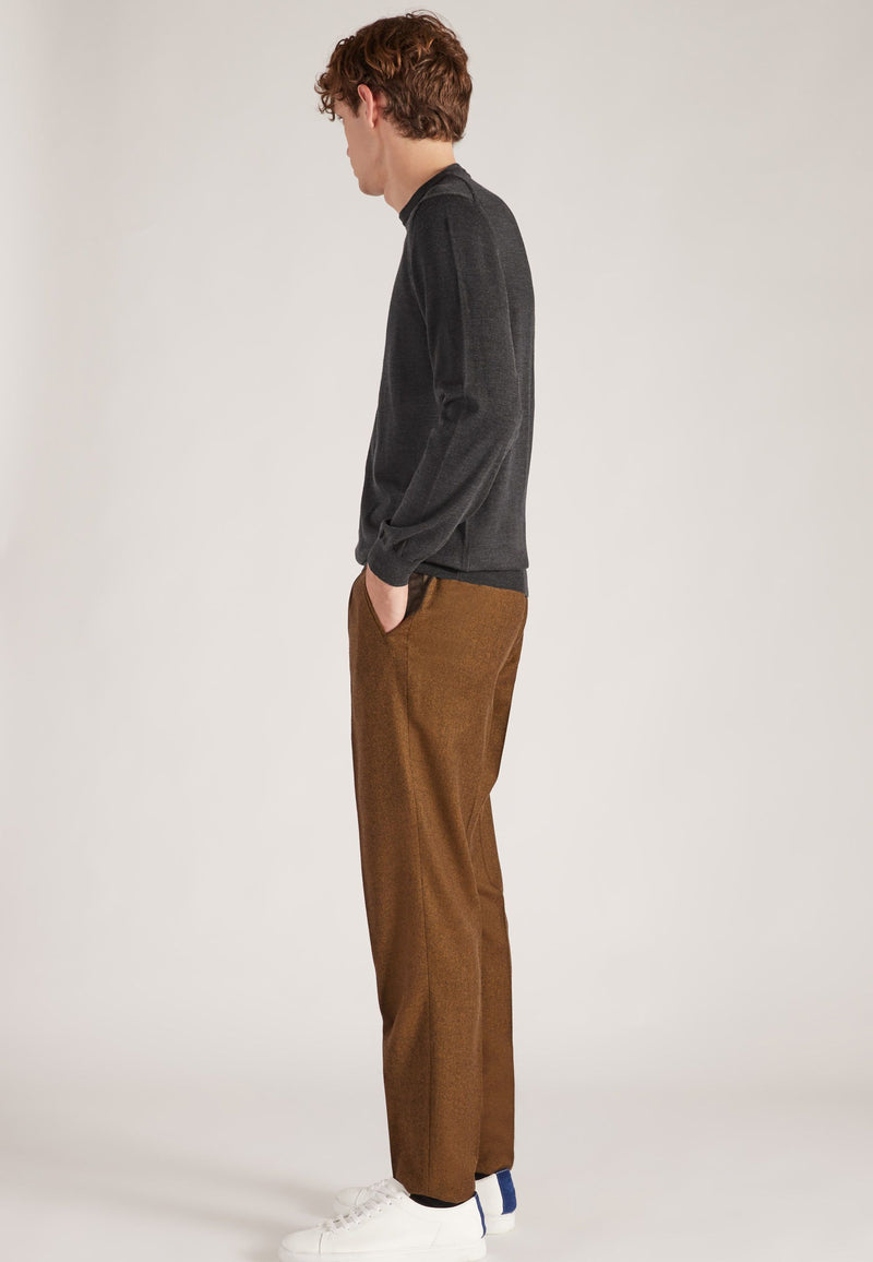 Slowear Girocollo slim fit in Flexwool certificato Qualità