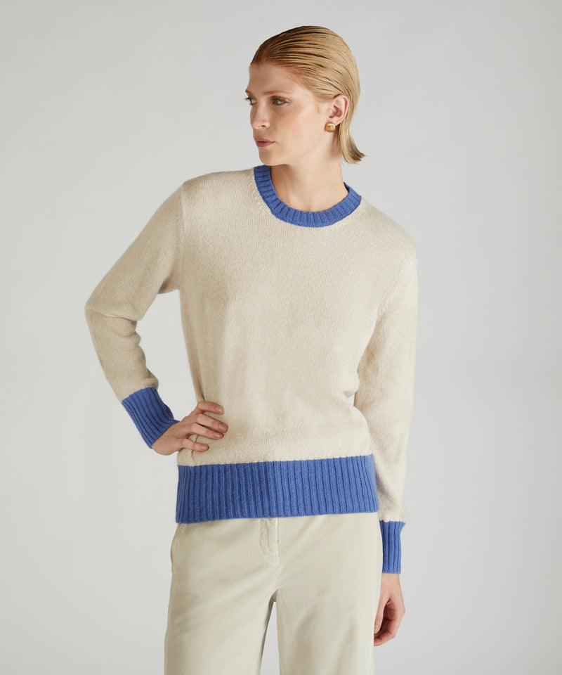 Slowear Girocollo over in lana e Angora Presa