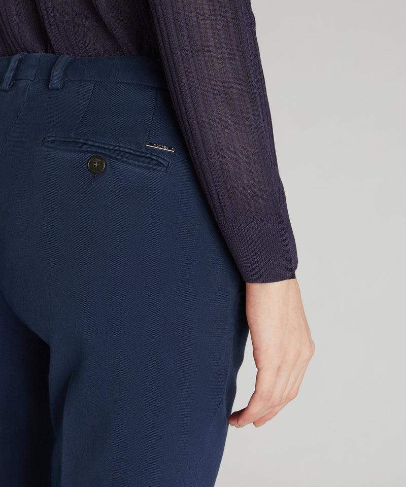 Slowear Pantalone slim fit in drill di cotone Offerta