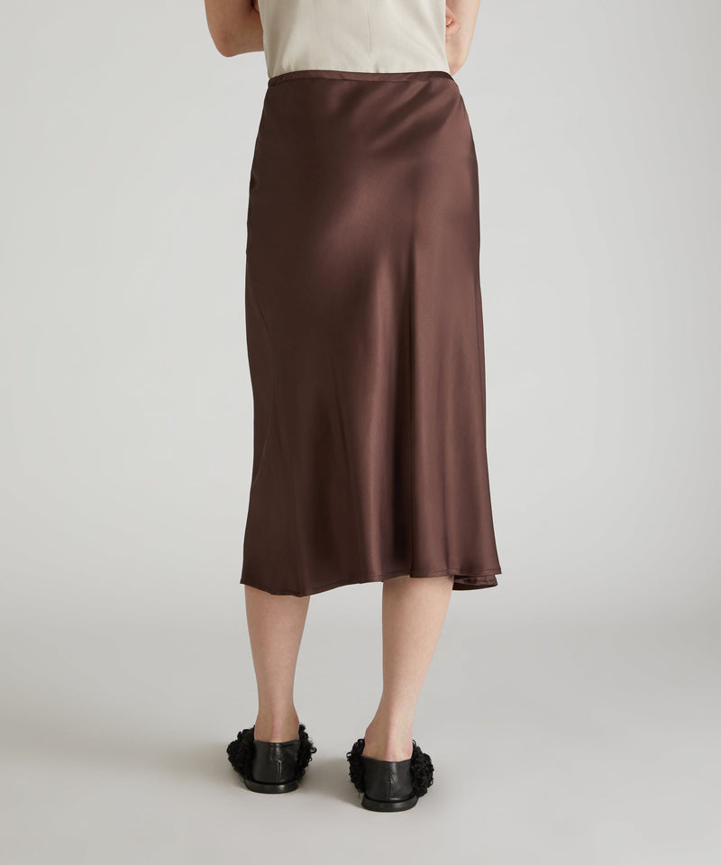 Slowear Gonna in raso di viscosa Economico