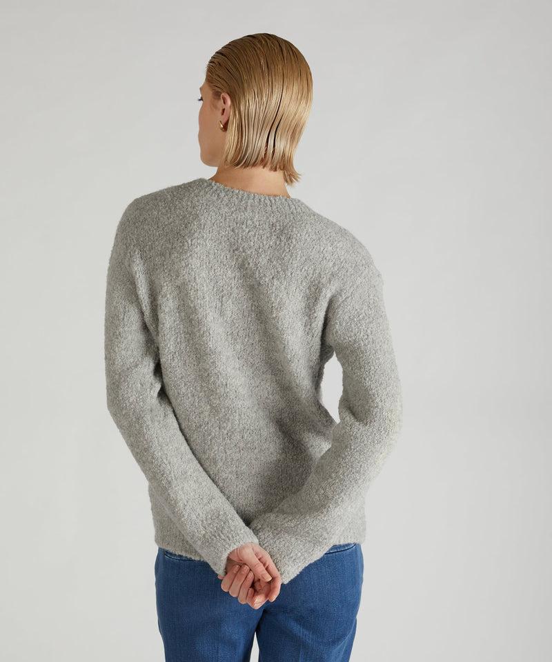 Slowear Maglia over in bouclé di lana e Alpaca Saldi