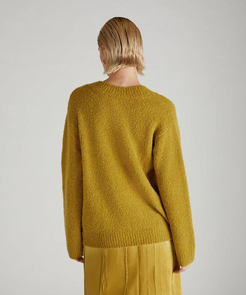 Slowear Maglia over in bouclé di lana e Alpaca Offerte