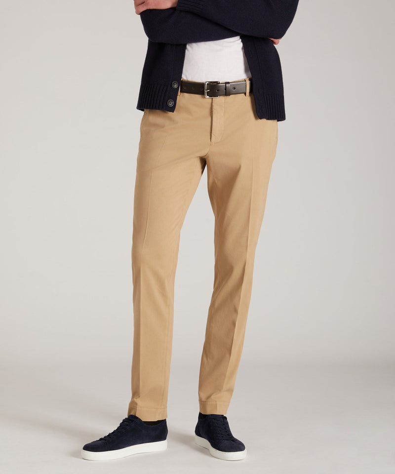 Slowear Pantalone tapered fit in tricocell certificato Consegna Veloce