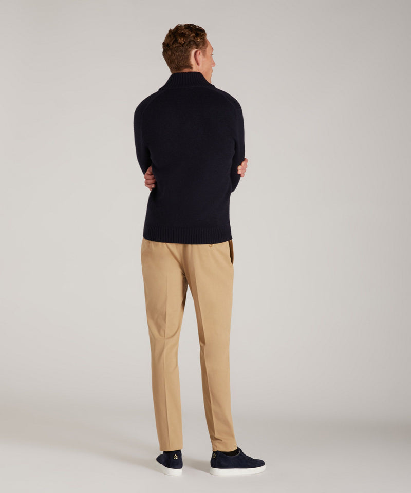 Slowear Pantalone tapered fit in tricocell certificato Consegna Veloce