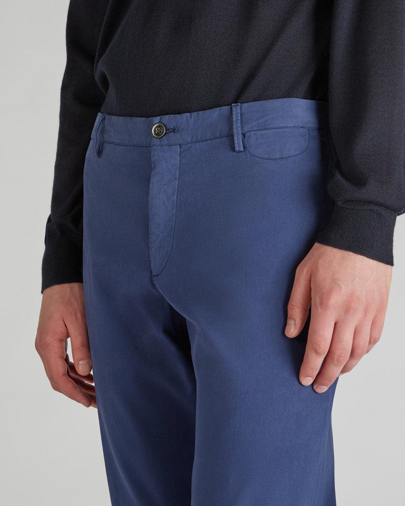 Slowear Pantalone tapered fit in tricocell certificato Prezzo Ridotto