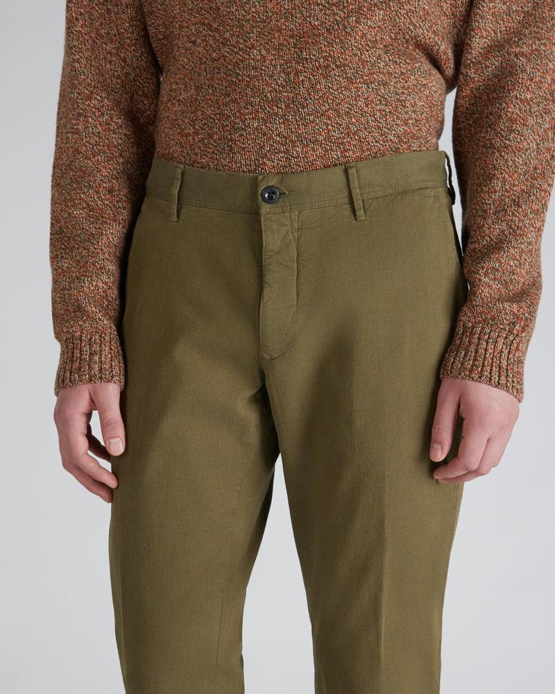 Slowear Pantalone slim fit in cotone stretch Sottocosto