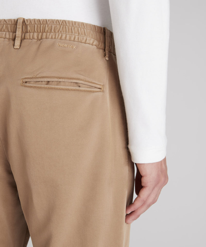Slowear Pantalone slim fit in raso di cotone Novità