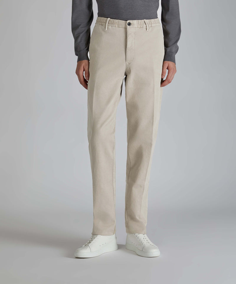 Slowear Pantalone slim fit in satin di cotone Online