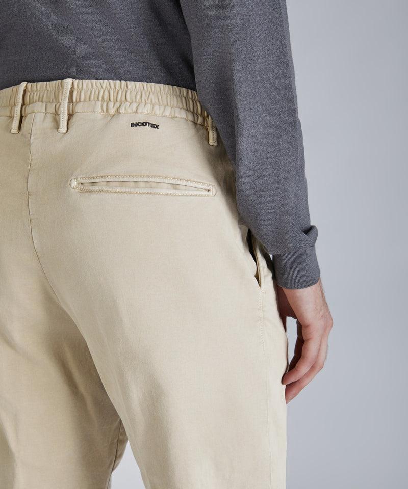 Slowear Pantalone slim fit in satin di cotone Online