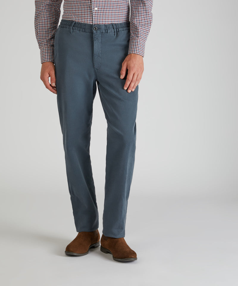 Slowear Pantalone slim fit in satin di cotone Outlet