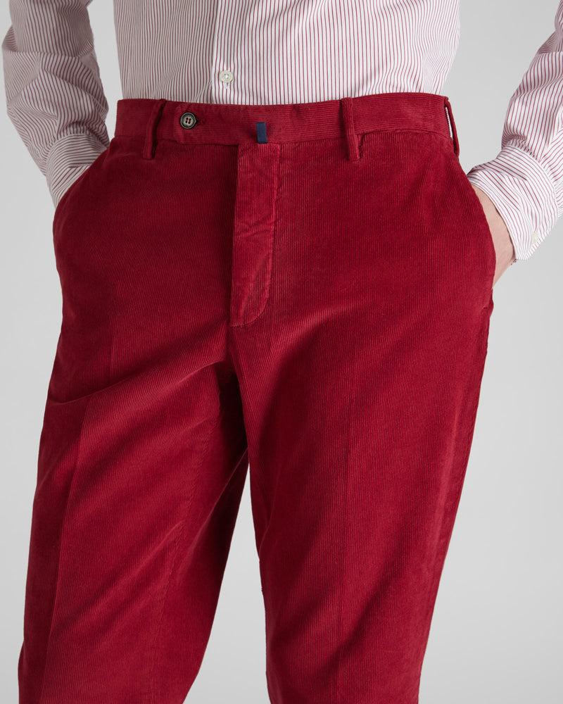 Slowear Pantalone regular fit in velluto a coste Vendite Flash