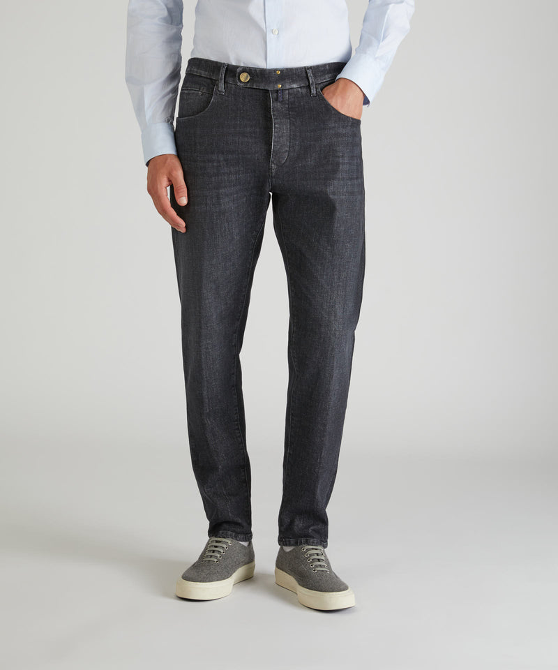 Slowear Pantalone sartoriale in denim stretch Moda