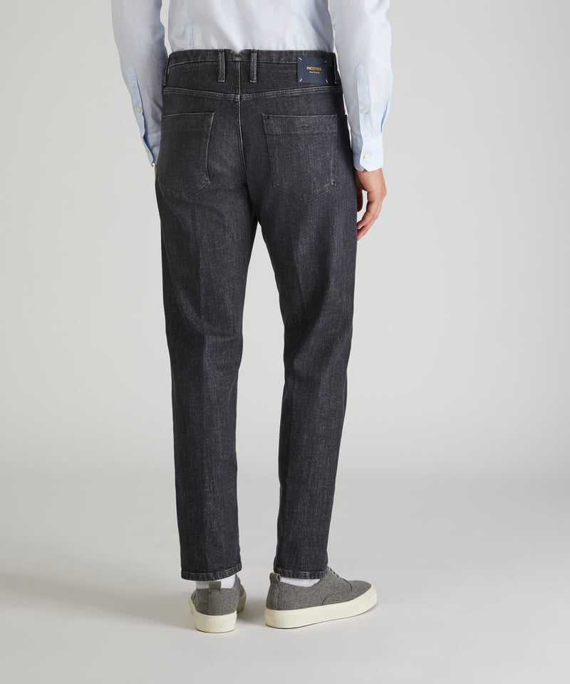 Slowear Pantalone sartoriale in denim stretch Moda