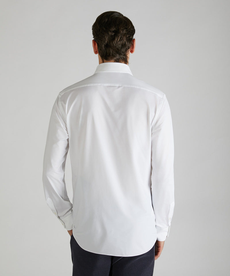 Slowear Camicia slim fit in tessuto tecnico Italia