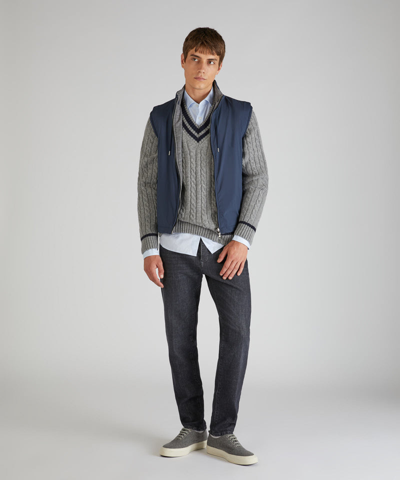 Slowear Camicia slim fit in tessuto tecnico 2025