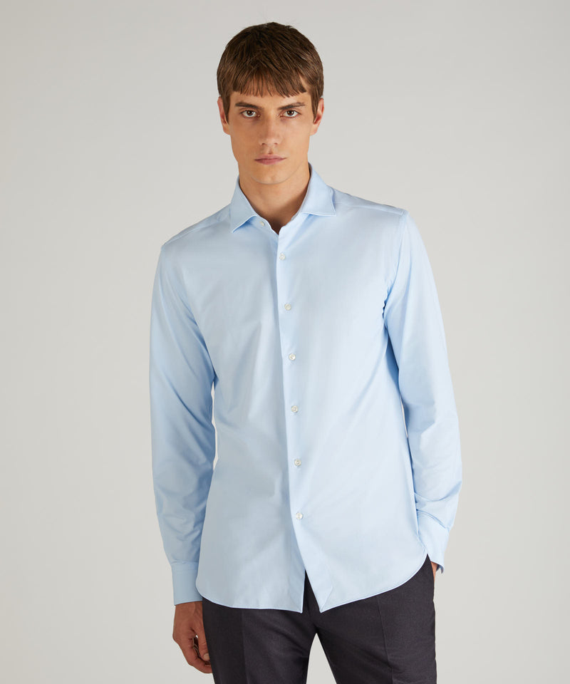 Slowear Camicia slim fit in tessuto tecnico 2025