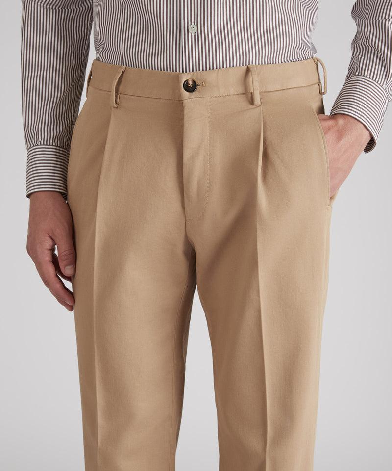 Slowear Pantalone tapered fit in cotone Consegna Veloce