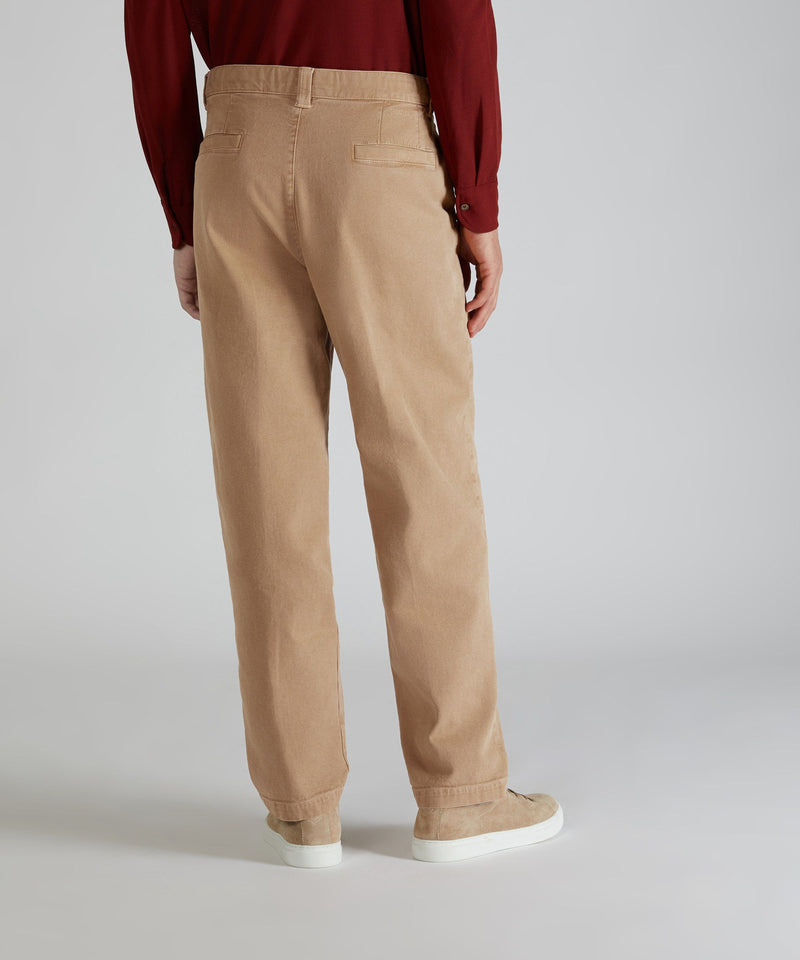 Slowear Pantalone carrot fit in cotone canvas Offerta Pasqua