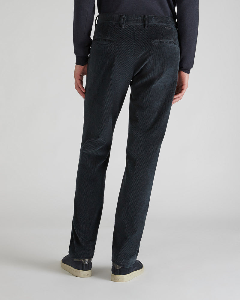 Slowear Pantalone slim fit in velluto Presa