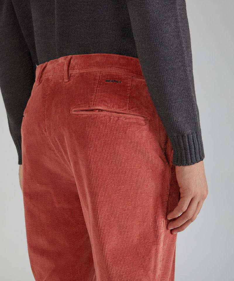 Slowear Pantalone slim fit in velluto Sconto
