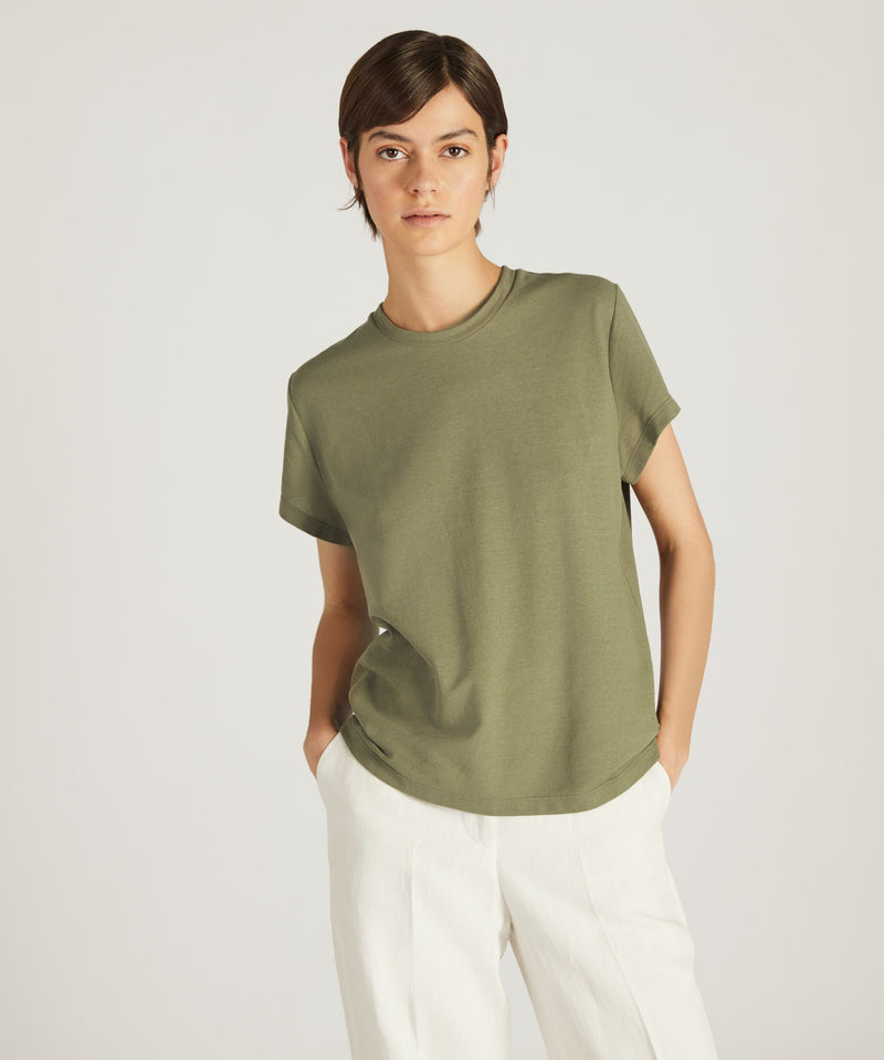 Slowear T-shirt regular fit in IceCotton organico Italy