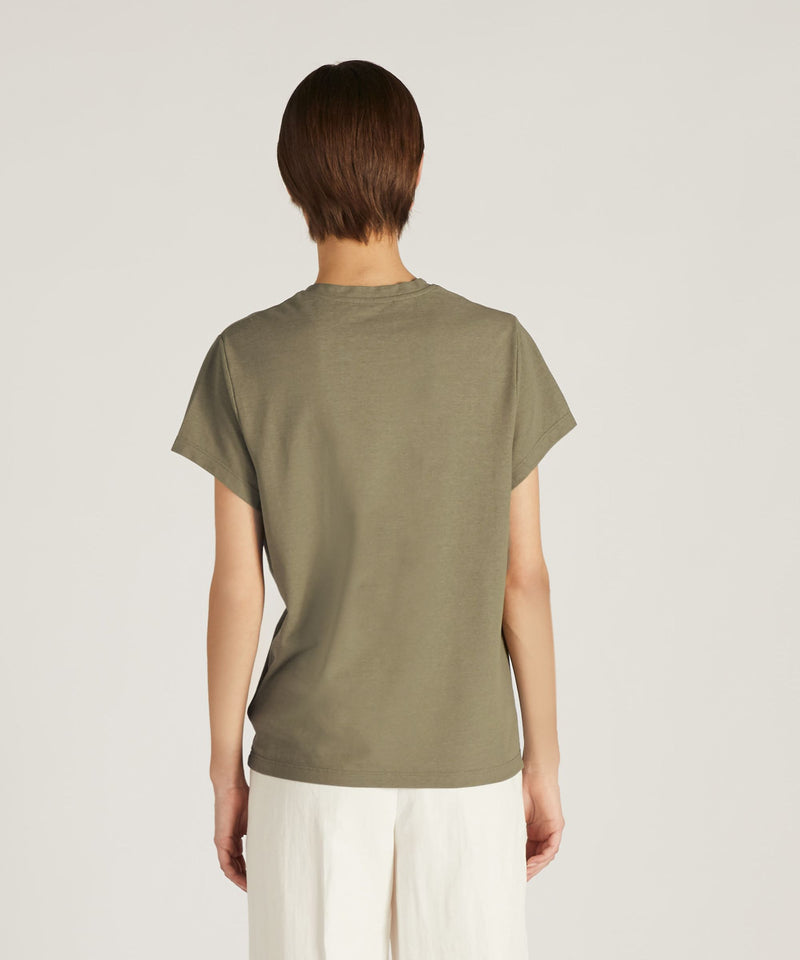 Slowear T-shirt regular fit in IceCotton organico Italy