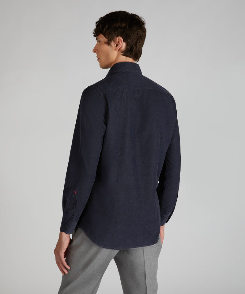 Slowear Camicia slim fit in velluto In vendita