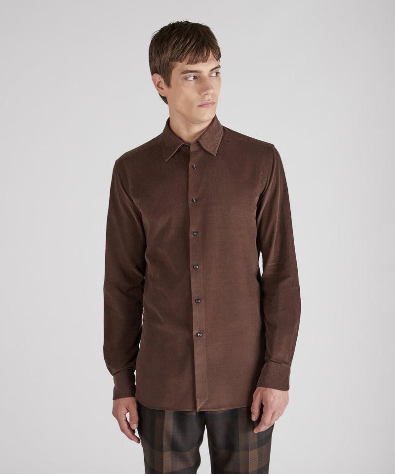 Slowear Camicia in velluto Outlet