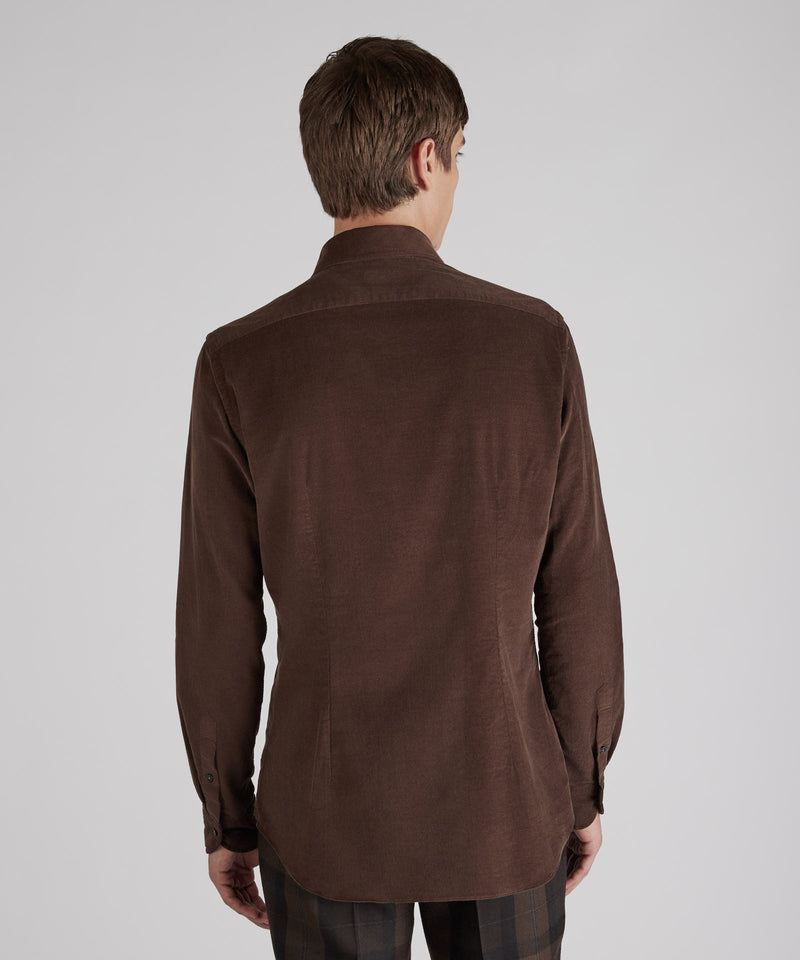 Slowear Camicia in velluto Outlet