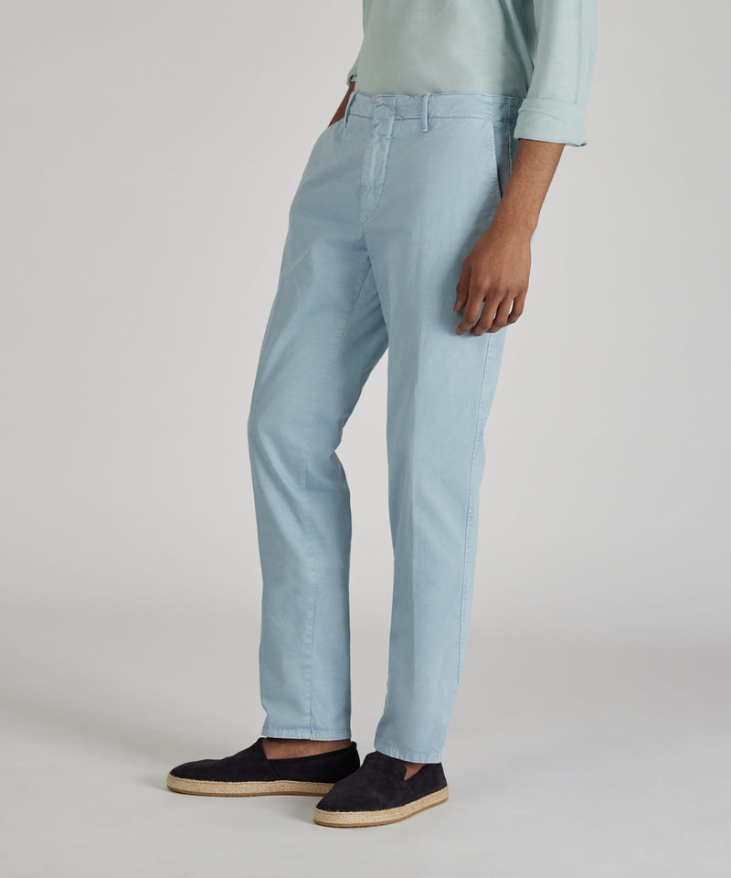 Slowear Pantalone slim fit in gabardina stretch certificata Vendite Flash