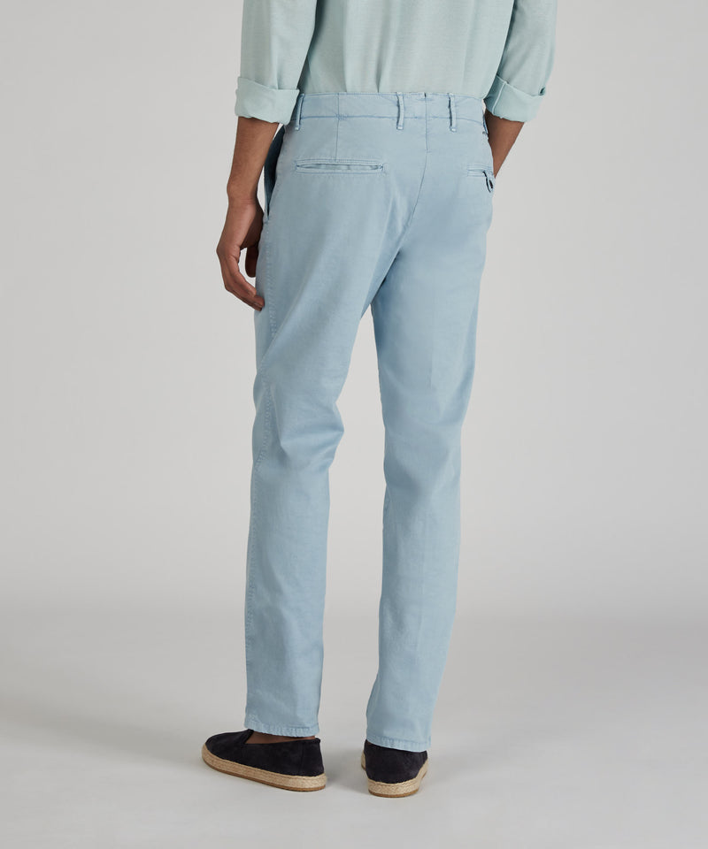 Slowear Pantalone slim fit in gabardina stretch certificata Vendite Flash