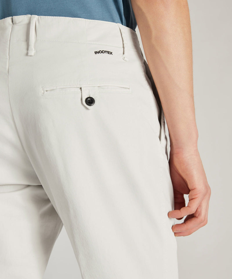 Slowear Pantalone slim fit in gabardina stretch certificata Nuova