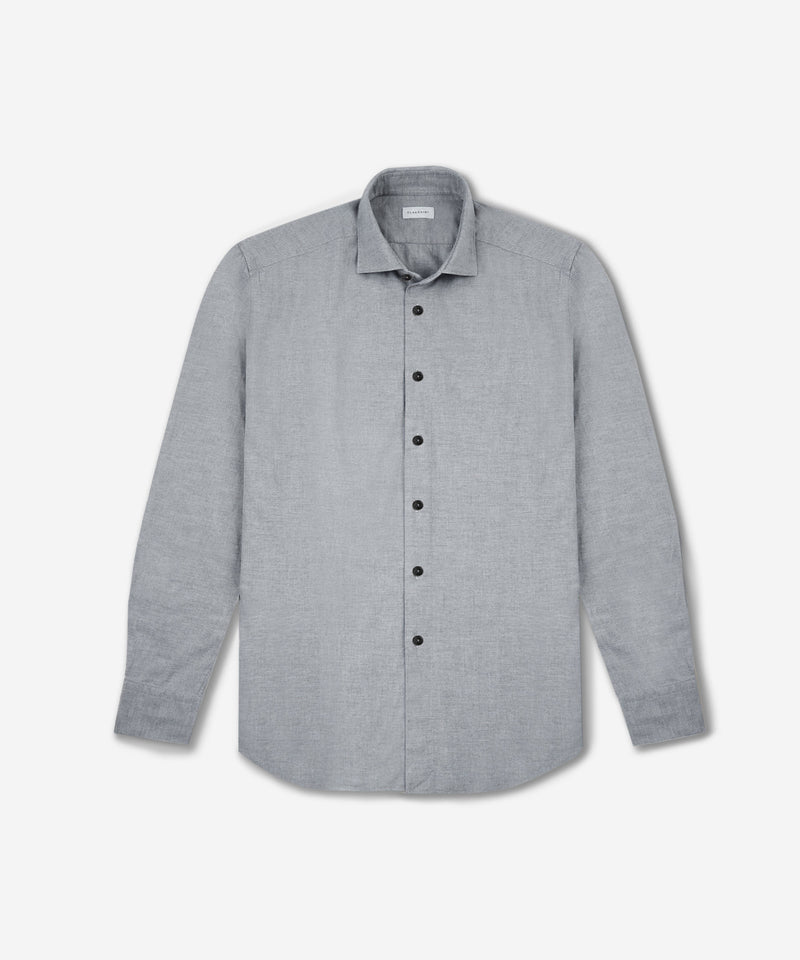 Slowear Camicia regular fit in flanella Sconto di tempo limitato