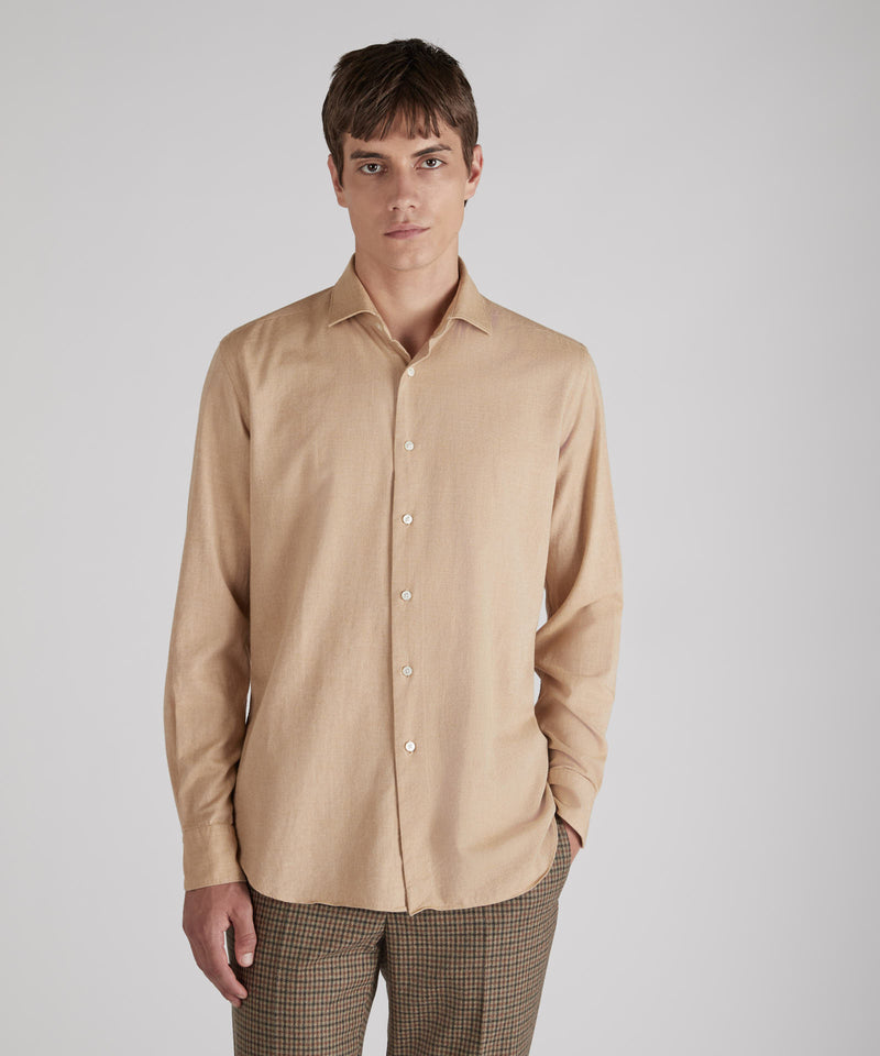 Slowear Camicia regular fit in flanella Negozio online di fabbrica